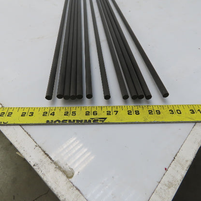 Black Fiberglass Rod 5/16" Diameter x 60* Lot of 12