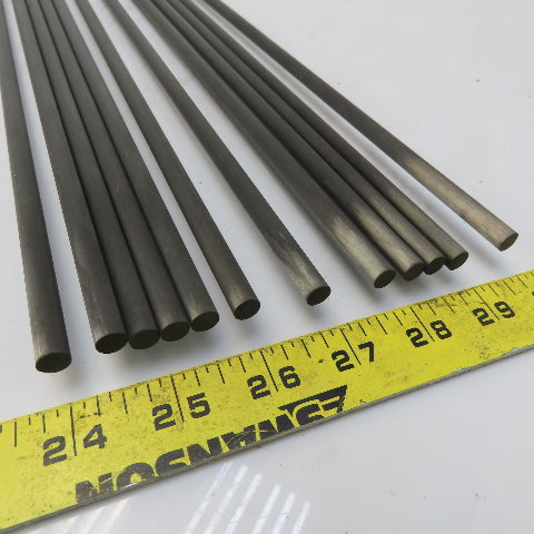 Black Fiberglass Rod 5/16" Diameter x 60* Lot of 12