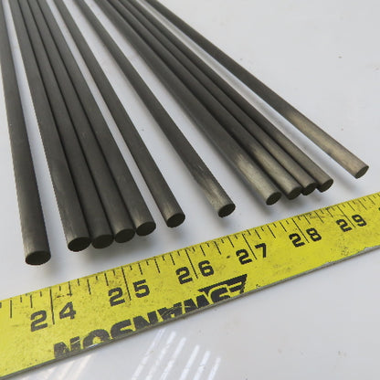 Black Fiberglass Rod 5/16" Diameter x 60* Lot of 12