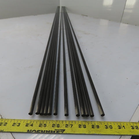 Black Fiberglass Rod 5/16" Diameter x 60* Lot of 12