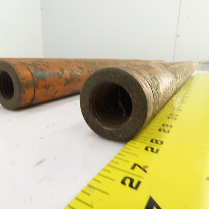 20" OAL Threaded ID Steel Pipe Extension Tube Barrel 1"-8 TPI 1-1/2" OD Lot Of 4