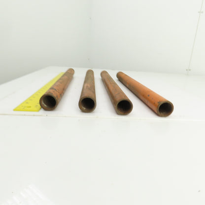 20" OAL Threaded ID Steel Pipe Extension Tube Barrel 1"-8 TPI 1-1/2" OD Lot Of 4