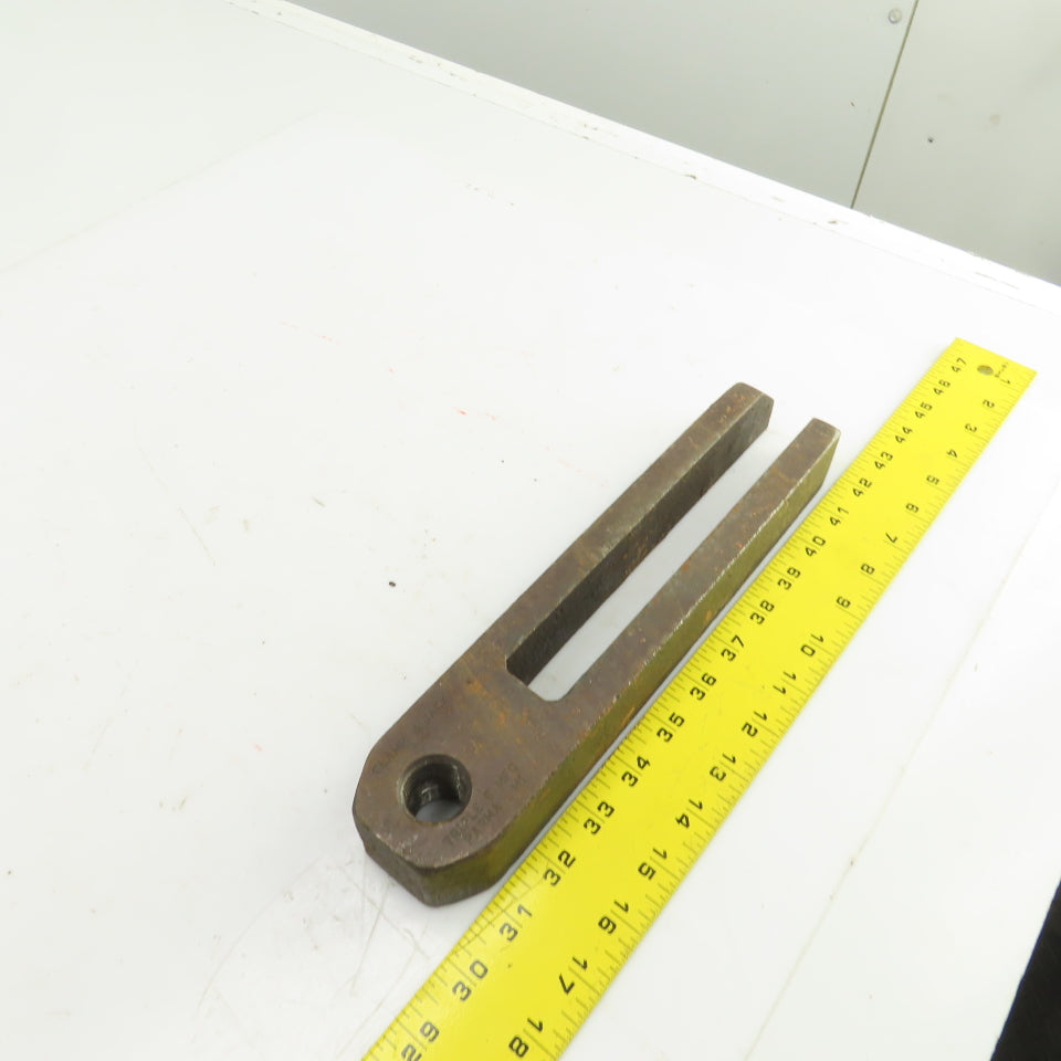 12" OAL Machinist Strap Down U-Shaped Clamps 8-3/4" Throat W/1"-8 TPI Hole