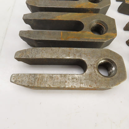 Machinist Strap Down U-Shaped Clamps W/1"-8 TPI Hole Misc. Sizes Lot Of 15
