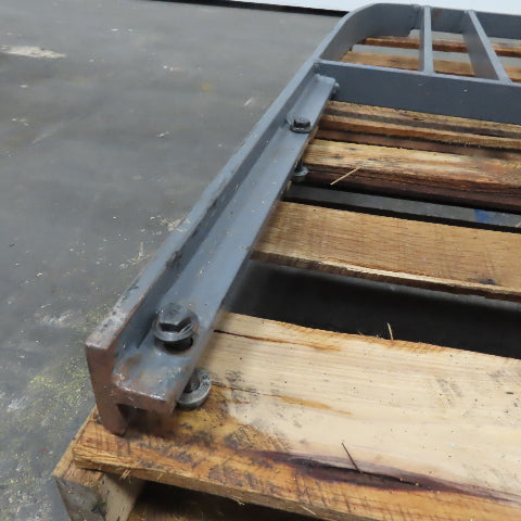 Forklift Back Rest   34-1/2" Face Mount x 36" Tall 13" Hole Center