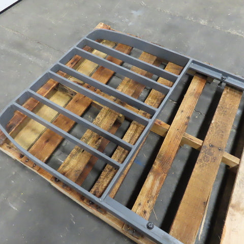 Forklift Back Rest   34-1/2" Face Mount x 36" Tall 13" Hole Center