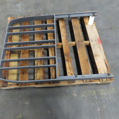Forklift Back Rest   34-1/2" Face Mount x 36" Tall 13" Hole Center