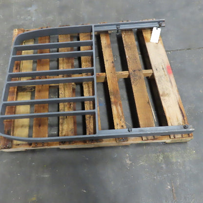 Forklift Back Rest   34-1/2" Face Mount x 36" Tall 13" Hole Center