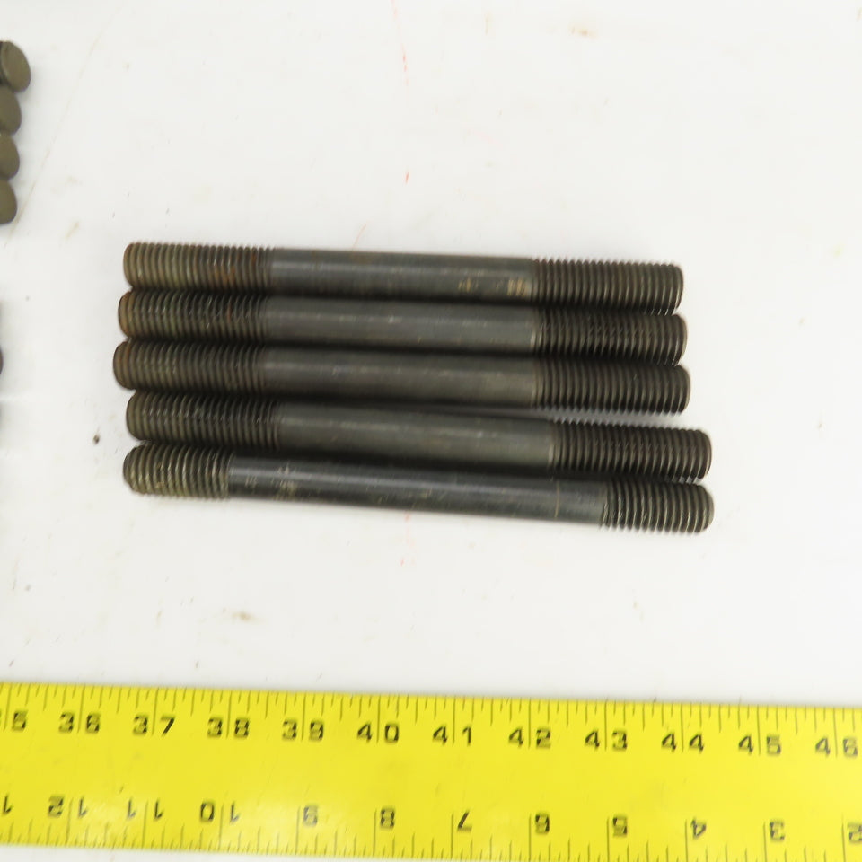 Misc. Lengths Double Ended Threaded Studs 3/4"-10 TPI 8",7",5" Lot Of 20