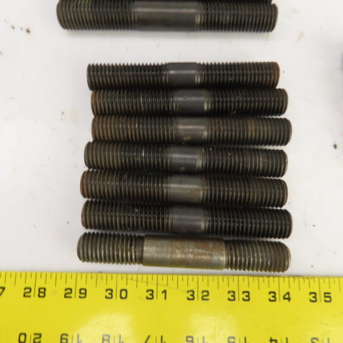 Misc. Lengths Double Ended Threaded Studs 3/4"-10 TPI 8",7",5" Lot Of 20