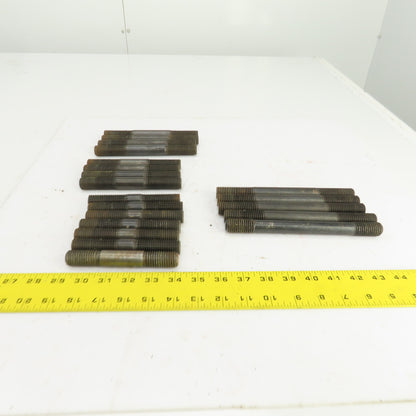 Misc. Lengths Double Ended Threaded Studs 3/4"-10 TPI 8",7",5" Lot Of 20
