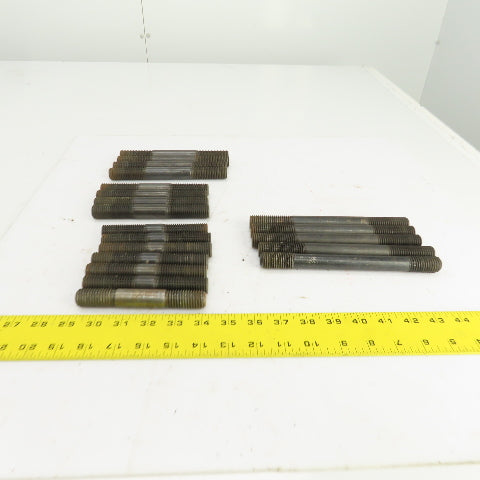 Misc. Lengths Double Ended Threaded Studs 3/4"-10 TPI 8",7",5" Lot Of 20