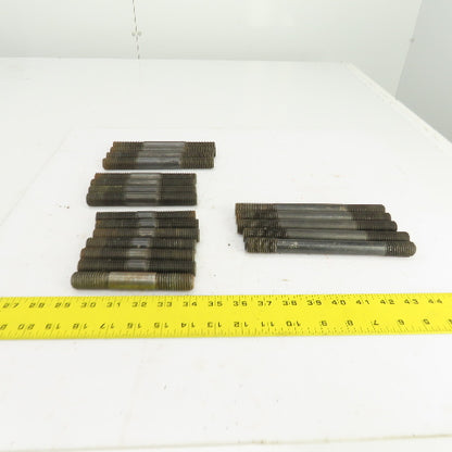 Misc. Lengths Double Ended Threaded Studs 3/4"-10 TPI 8",7",5" Lot Of 20