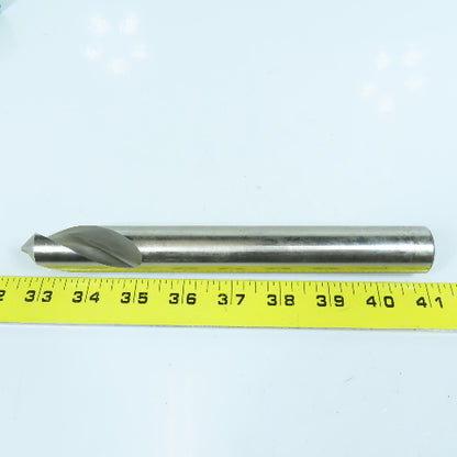 Precision Twist Drill 1" Spotting Drill Bit 90° Point 2-3/4" LOC 8-1/2" OAL