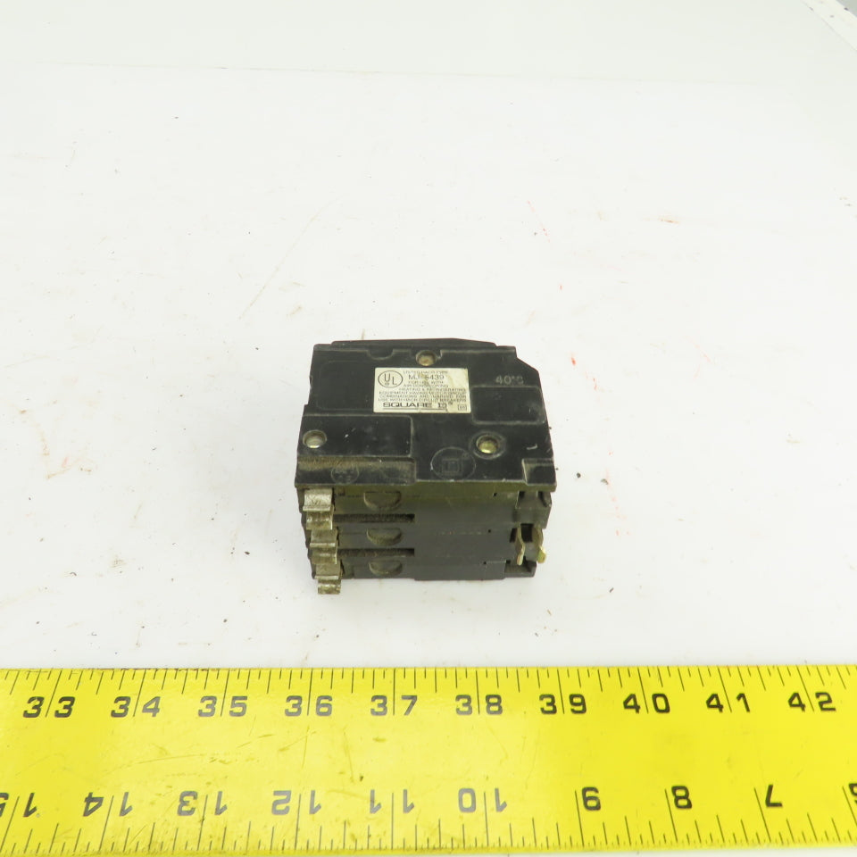 Square D Type QO 20A Plug-On Circuit Breaker 120/240VAC 3 Pole