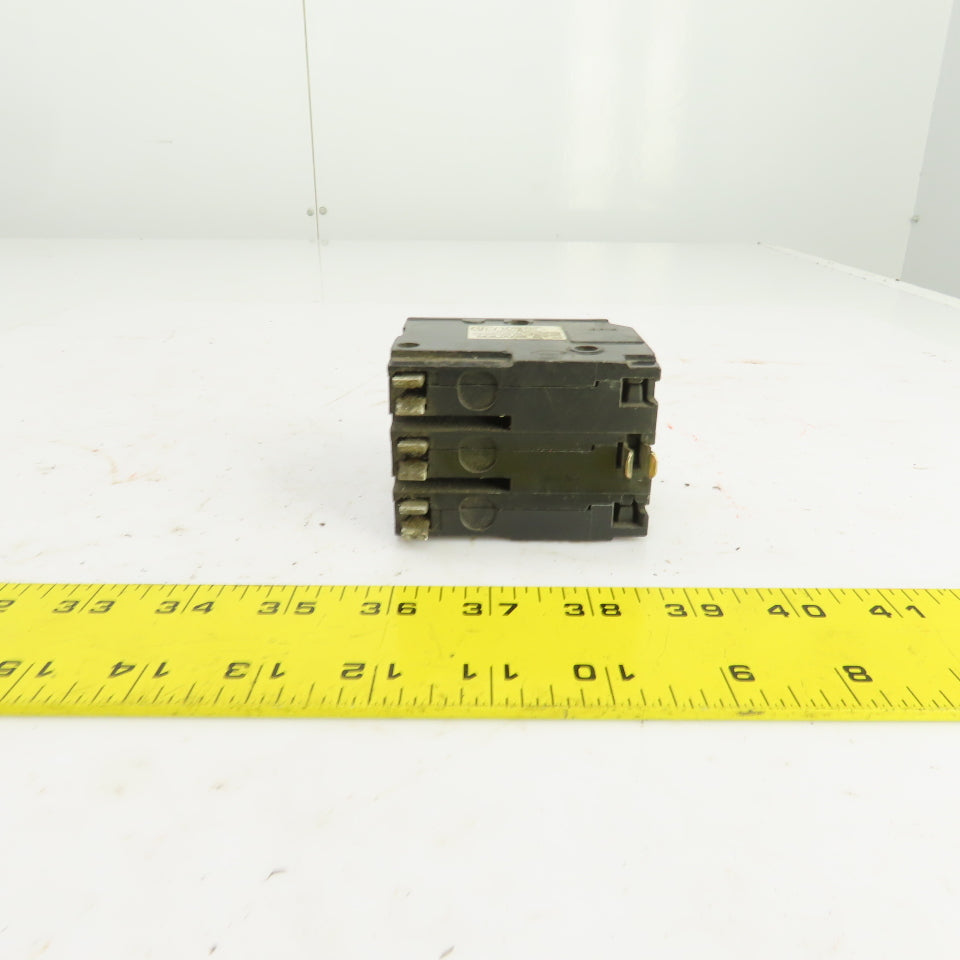 Square D Type QO 20A Plug-On Circuit Breaker 120/240VAC 3 Pole