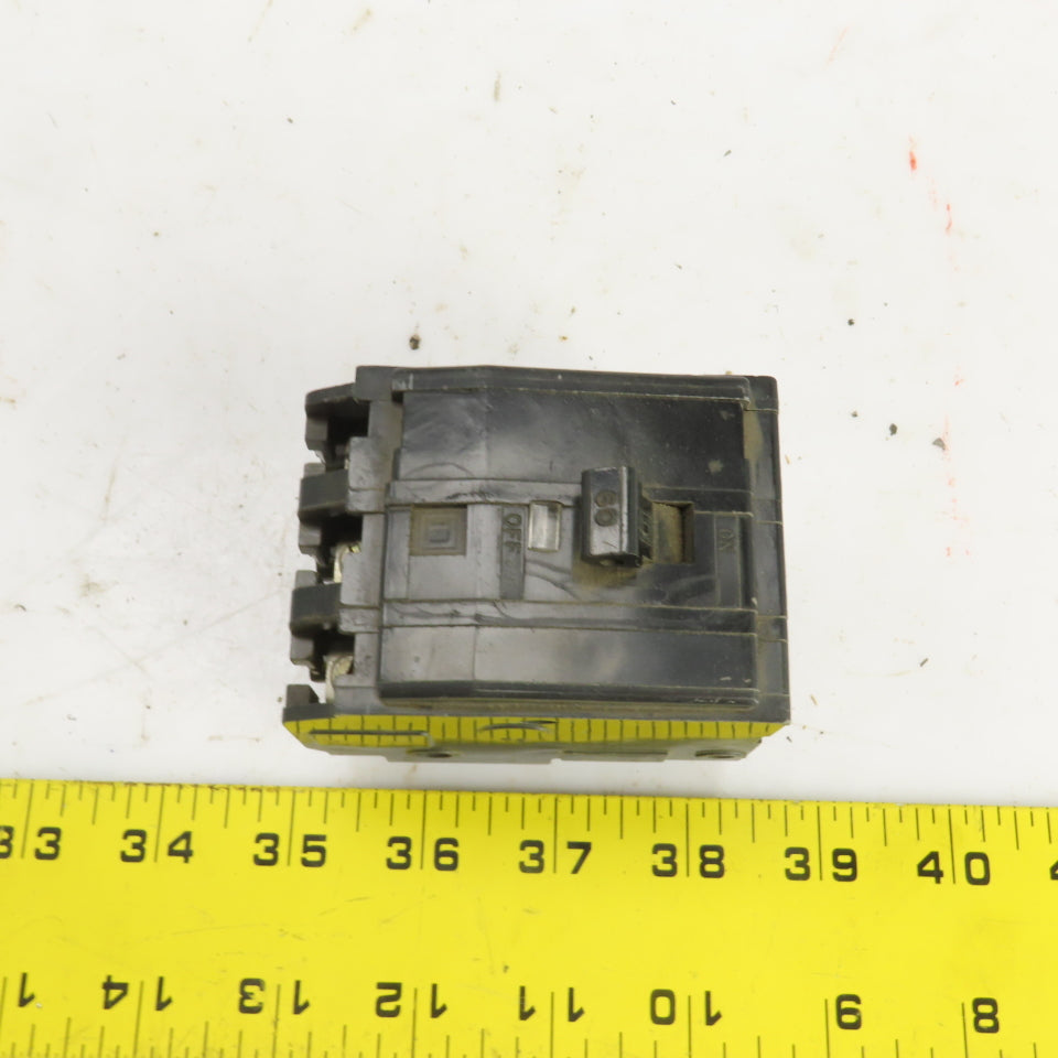 Square D Type QO 60A Plug-On Circuit Breaker 120/240VAC 3 Pole