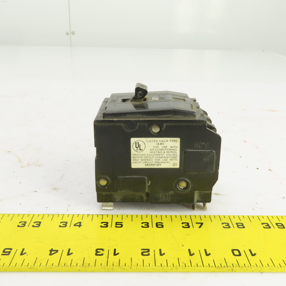 Square D Type QO 60A Plug-On Circuit Breaker 120/240VAC 3 Pole