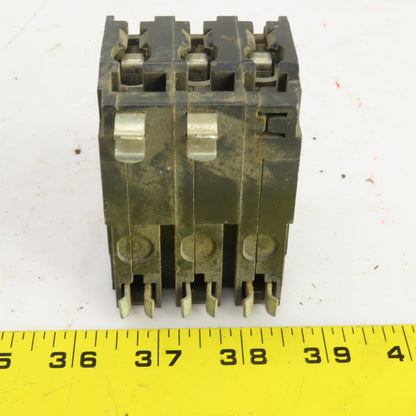 Square D Type QO 40A Plug-On Circuit Breaker 120/240VAC 3 Pole
