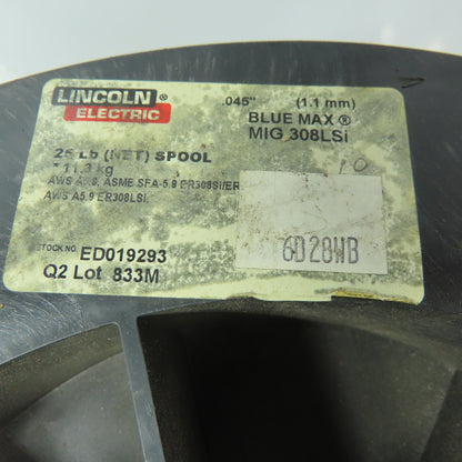 Lincoln Electric ED019293 Mig 308LSi Stainless Steel Welding Wire .045" 7LBS
