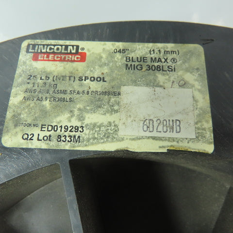 Lincoln Electric ED019293 Mig 308LSi Stainless Steel Welding Wire .045" 7LBS