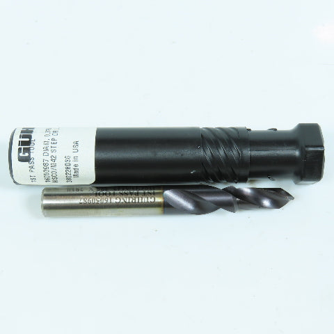 Guhring .375" x .2810" Subland Step Twist Drill Bit HSCo/M42