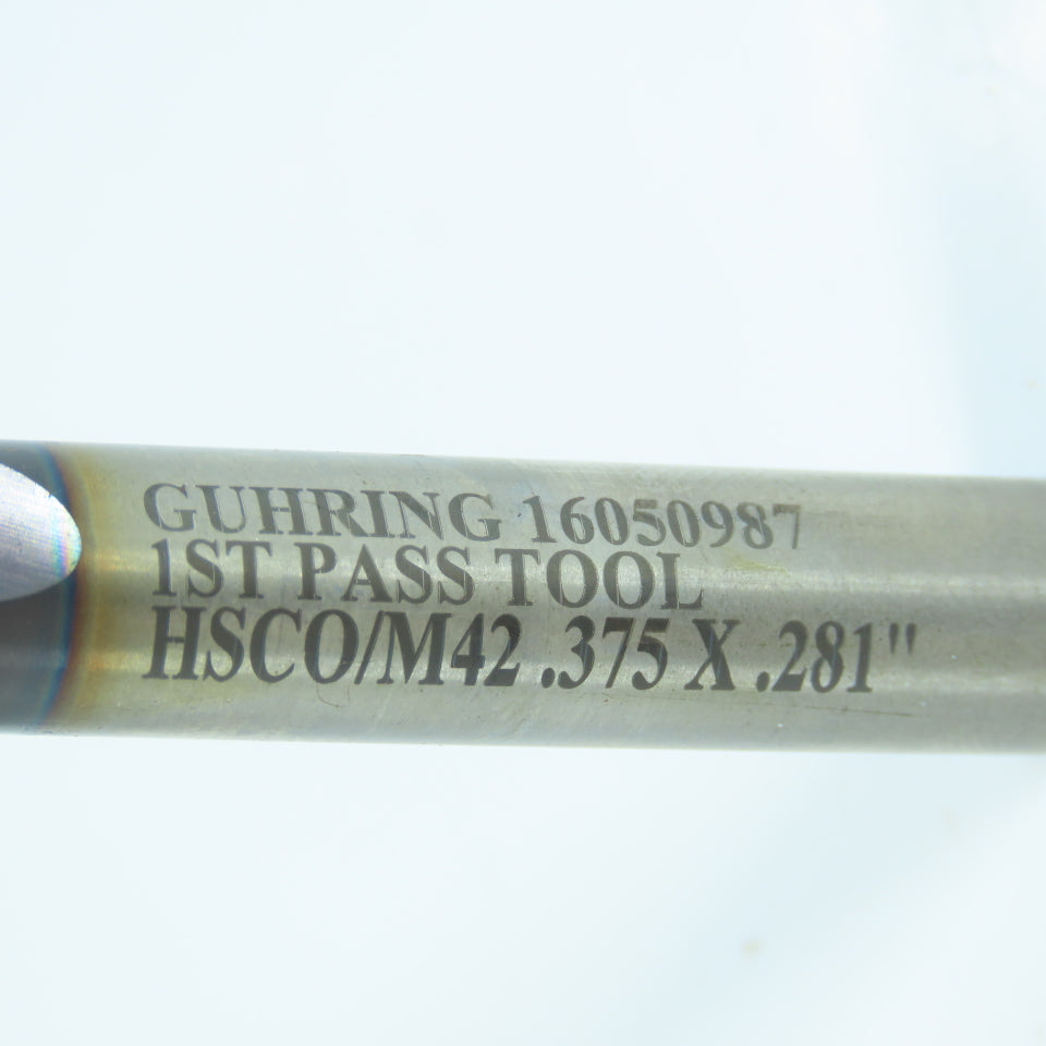 Guhring .375" x .2810" Subland Step Twist Drill Bit HSCo/M42