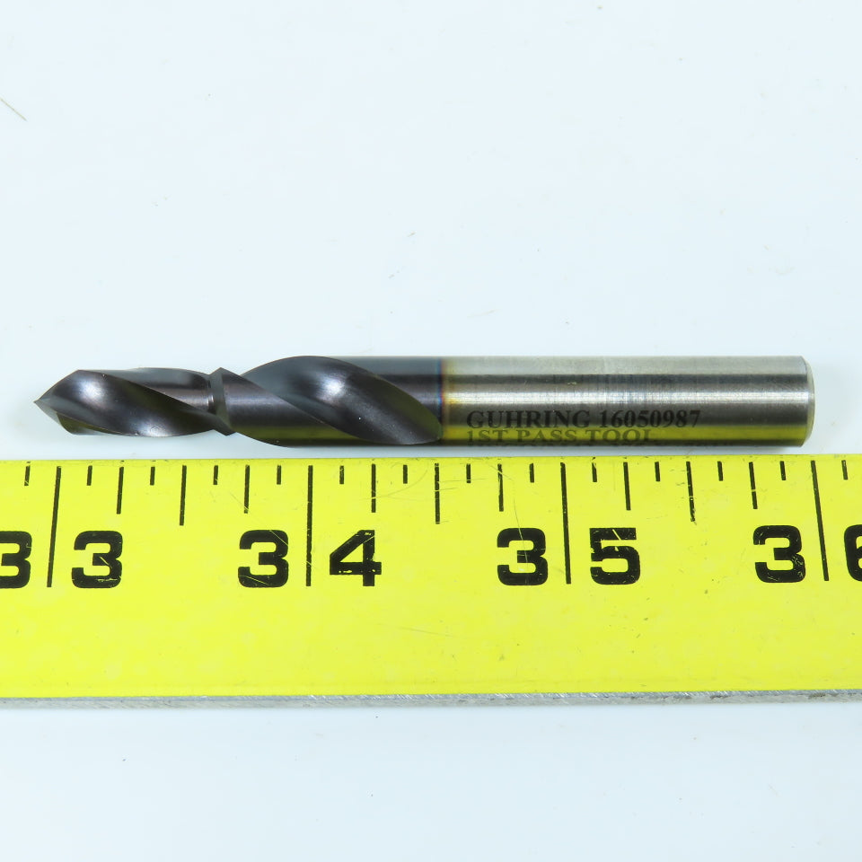 Guhring .375" x .2810" Subland Step Twist Drill Bit HSCo/M42