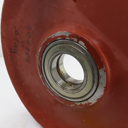 463mm OD Steel Cable Wire Rope Pulley W/Ball Bearing 80mm Bore