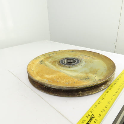 500mm OD Steel Cable Wire Rope Pulley W/Ball Bearing 70mm Bore