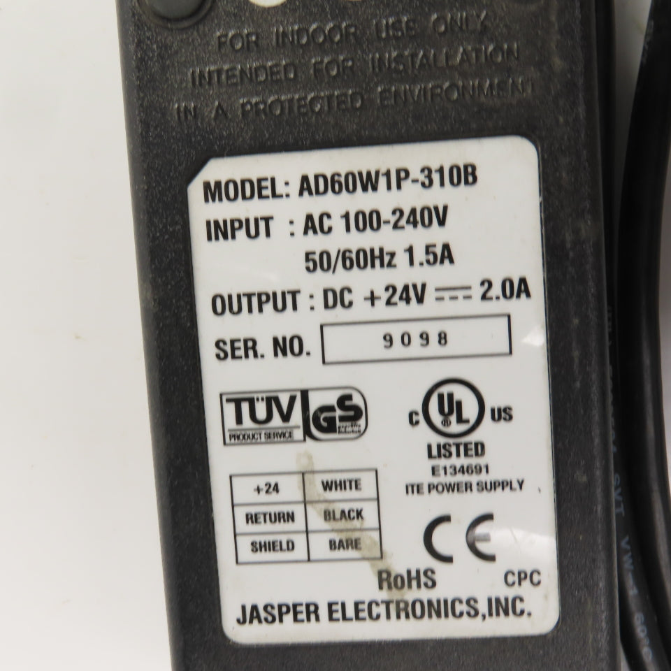 Microscan MS-820 Laser Barcode Scanner W/IB-131 Interface & Power Supply
