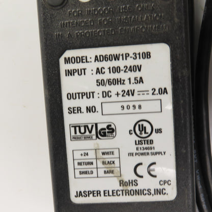 Microscan MS-820 Laser Barcode Scanner W/IB-131 Interface & Power Supply