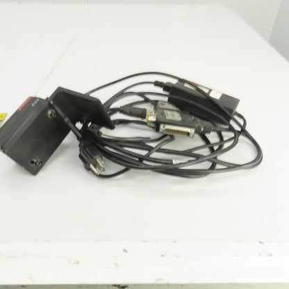 Microscan MS-820 Laser Barcode Scanner W/IB-131 Interface & Power Supply