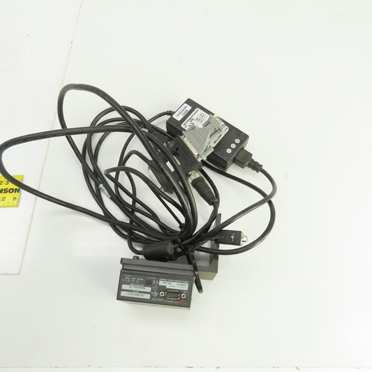 Microscan MS-820 Laser Barcode Scanner W/IB-131 Interface & Power Supply