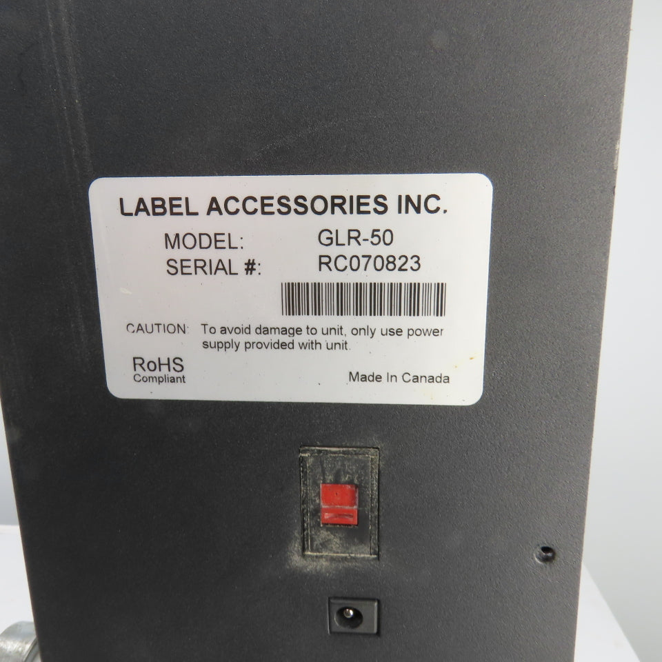 Label Accessories GLR-50 Label Rewinder W/Base Mount