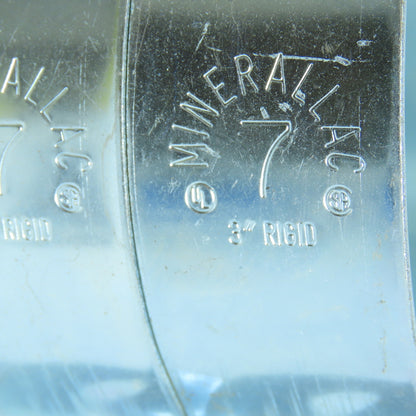 Minerallac #7 3" Conduit Strap Pipe Hanger Clamp Lot of 10