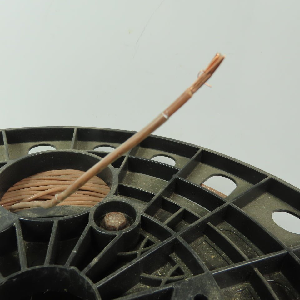 Cerrowire Brown TFFN or MTW- or AWM 16 AWG Stranded Copper Wire 600V 2500'