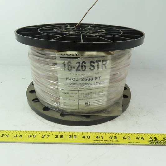 Cerrowire Brown TFFN or MTW- or AWM 16 AWG Stranded Copper Wire 600V 2500'