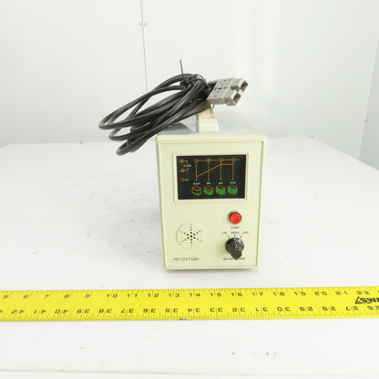 HC12V75AH 18VDC Fully Automatic Battery Charger 110V 1PH 0.11kW 7.5A