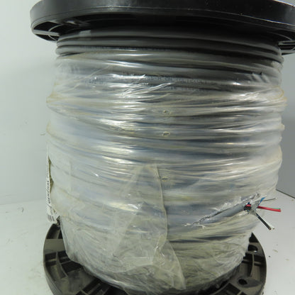 Carol C2543A.41.10 Gray Shielded 4 Conductor Communication Cable 18AWG 1000'