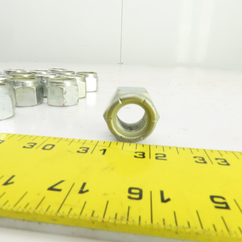 3/4"-10 UNC Lock Nut W/Nylon Insert Stop Lot Of 17