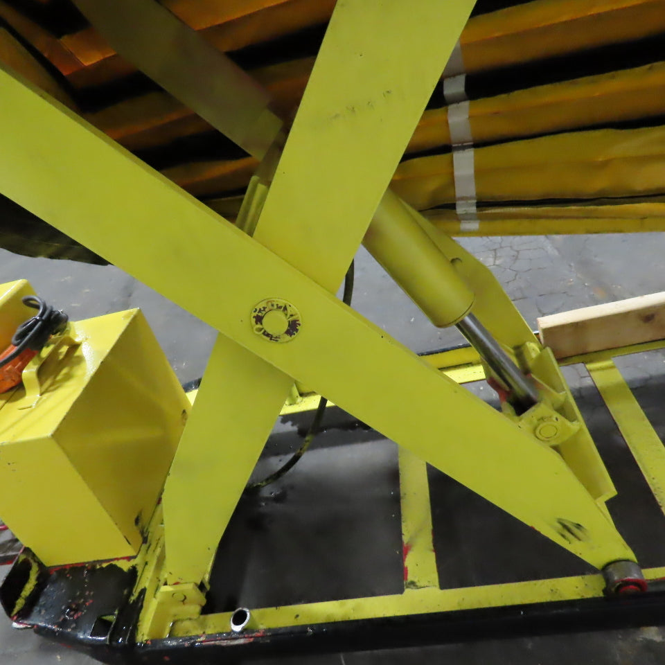 Econolift 1000Lbs 48" x 24" 12V Battery Operated Lift Table Casters 9"-45" Lift