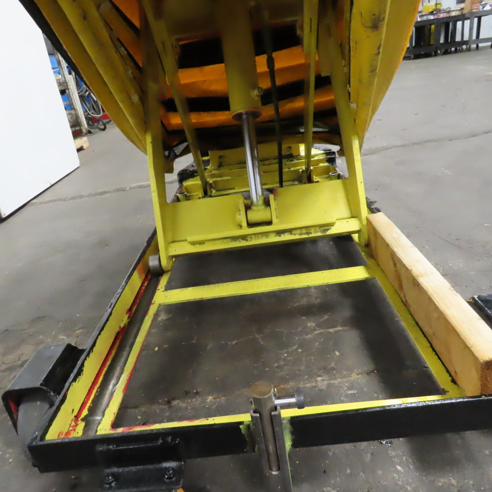 Econolift 1000Lbs 48" x 24" 12V Battery Operated Lift Table Casters 9"-45" Lift