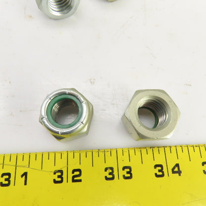5/8"-11 UNC Nylon Insert Metal Lock Nut Lot Of 40