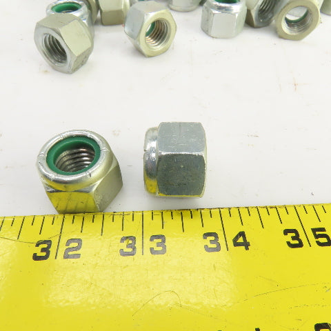 5/8"-11 UNC Nylon Insert Metal Lock Nut Lot Of 40