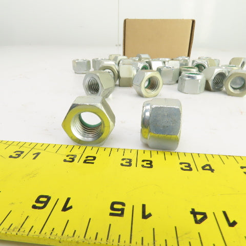 5/8"-11 UNC Nylon Insert Metal Lock Nut Lot Of 40