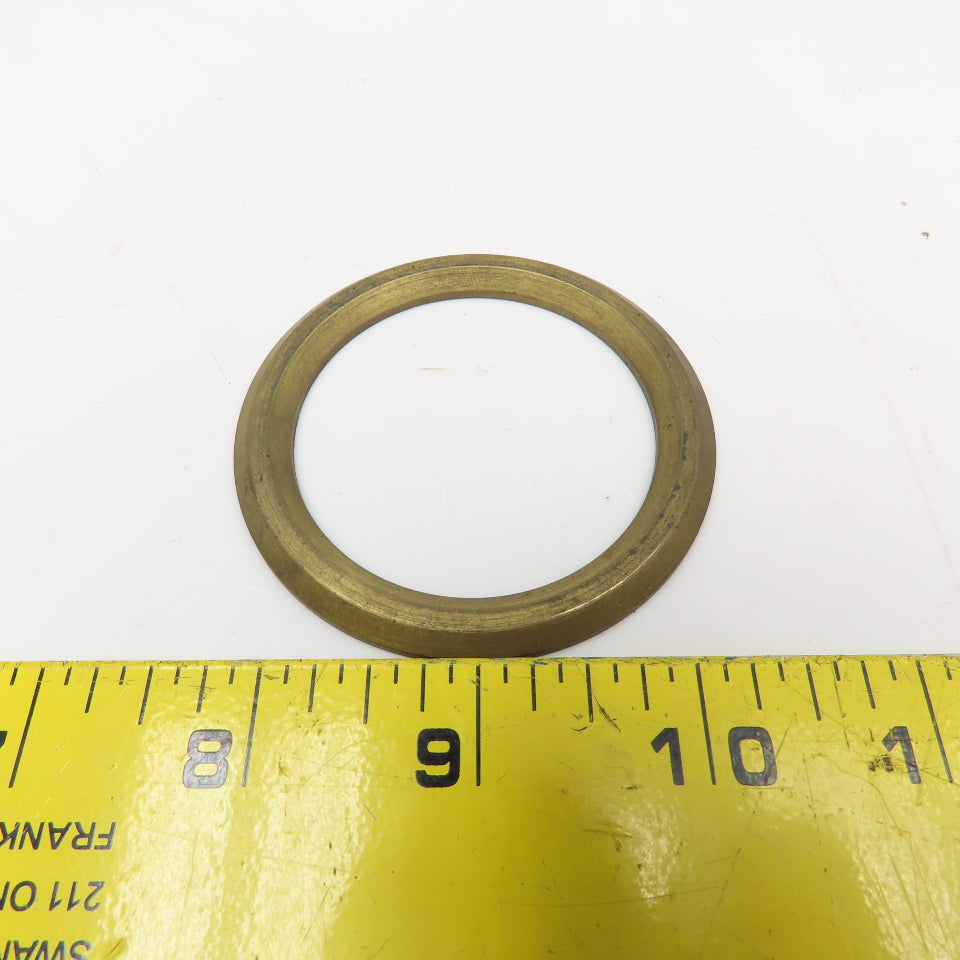 2" ID x 2-5/8" OD Brass Vee Packing Bottom Ring 5/32" Thick