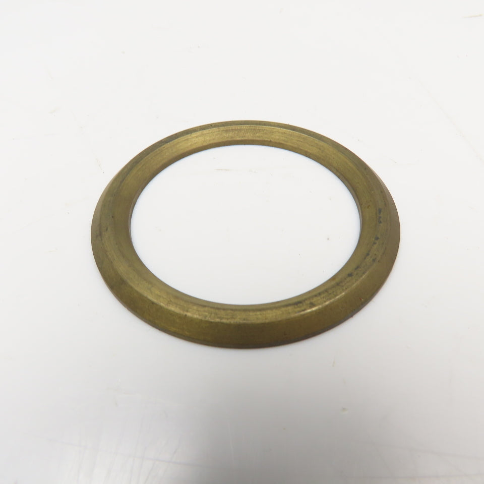 2" ID x 2-5/8" OD Brass Vee Packing Bottom Ring 5/32" Thick