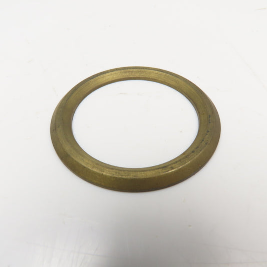 2" ID x 2-5/8" OD Brass Vee Packing Bottom Ring 5/32" Thick