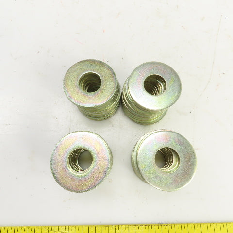 Gold Unicrome Plated Steel Washers 13/16" ID x 2" OD x 5/32" Thick Lot Of 44